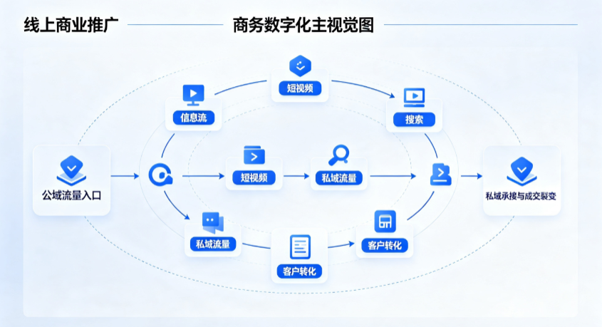 青田县线上商业推广怎么做？全域流量闭环搭建与低成本转化实战指南